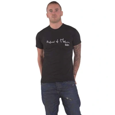 Afbeelding van The Beatles Now &amp; Then Heren T shirt 2XL Zwart