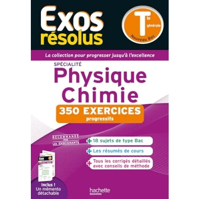 Afbeelding van Exos résolus spécialité Physique Chimie Tle