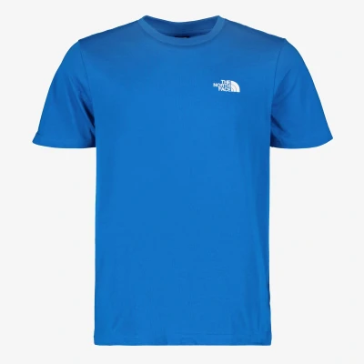 Afbeelding van The North Face Simple DOME TEE Tshirt print, Heren, Maat: Small, Hero blue