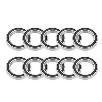 Afbeelding van Akozon gegroefde kogellagers 10 stuks 6805 2RS rubber verzegelde groefkogellagers 25 mm * 37 7 dun afgedichte voor kleine hobby as/hengelprojecten