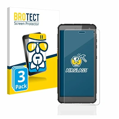 Afbeelding van BROTECT Glas Screen Protector voor i.safe MOBILE IS655.2 (3 Stuks) Schermbeschermer [9H Hardheid, Beschermglas Folie niet Gehard Glas]