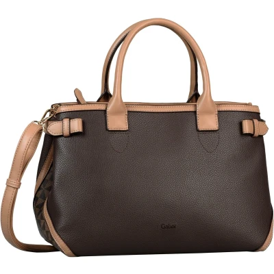 Afbeelding van Gabor Schoudertas Baria Zip Shopper Mixed Brown Donkerbruin