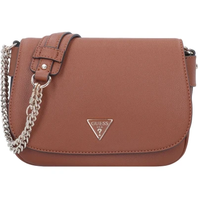 Afbeelding van Guess Fedora FLAP Schoudertas, Dames, Maat: One Size, Cognac