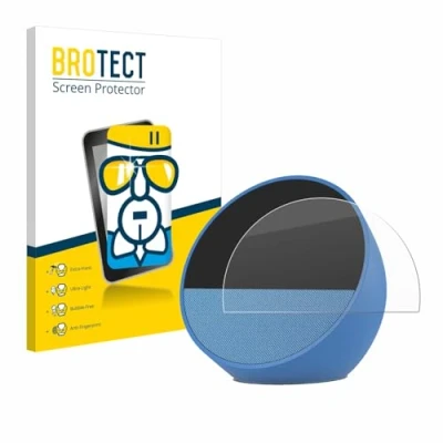 Afbeelding van BROTECT Glas Screen Protector voor Amazon Echo Spot (2024) Schermbeschermer [9H Hardheid, Beschermglas Folie niet Gehard Glas]