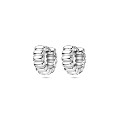 Afbeelding van Zilver gerhodineerd klapoorringen 13 mm 1340497