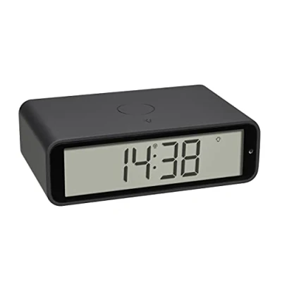 Afbeelding van TFA Dostmann Twist zendergestuurde wekker, 60.2560.10, activeren/deactiveren van het alarm door 180 rotatie, met snooze functie, achtergrondverlichting, antraciet, (L) 117 x (B) 71 (H) 37 mm