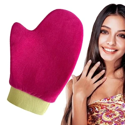 Afbeelding van Herbruikbare Zelfbruinende applicatiehandschoen Black Tanning Mitts Zelfbruiner Herbruikbaar Duurzame Handschoenen Sunless Mitt Elastic Wrist Jomewory