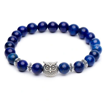 Afbeelding van Zentana Balans Armband Uil Lapis Lazuli Wijsheid
