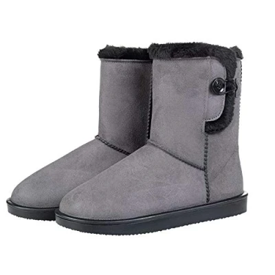 Afbeelding van HKM Allweatherlaars Davos Button Fur grijs 35