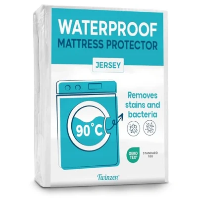 Afbeelding van Twinzen Matrasbeschermer 60x120 Waterdichte en ademende bescherming 60 x 120