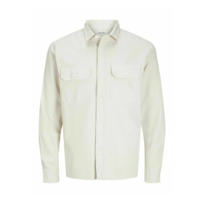 Afbeelding van Jack &amp; Jones Etravis LS NOOS Overhemd, Heren, Maat: XS, Moonbeam
