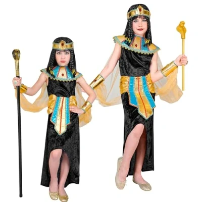 Afbeelding van Egyptische Koningin Kind Zwart 128