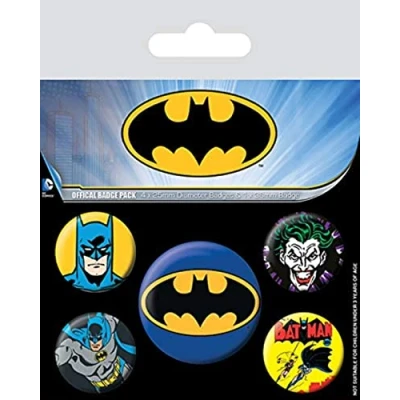 Afbeelding van DC Comics BATMAN Badge Buttons Gift Pack