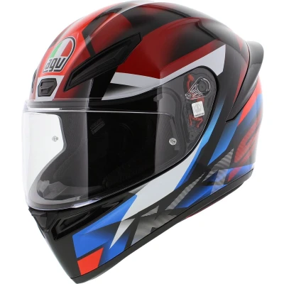 Afbeelding van AGV K1 S Motorhelm Fastlap zwart blauw rood XL