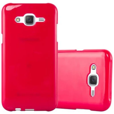 Afbeelding van Cadorabo Hoesje geschikt voor Samsung Galaxy J5 2015 in JELLY ROOD Beschermhoes gemaakt van flexibel TPU silicone Case Cover