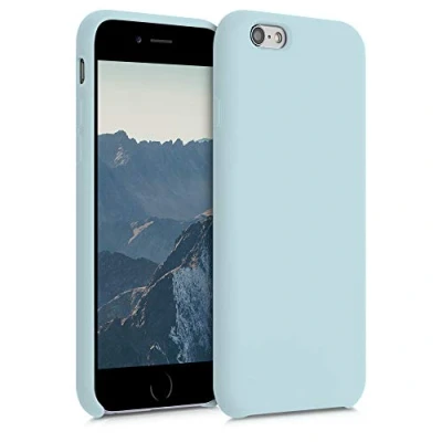 Afbeelding van kwmobile telefoonhoesje compatibel met Apple iPhone 6 / 6S hoesje Zachte case voor smartphone Back cover in cool mint
