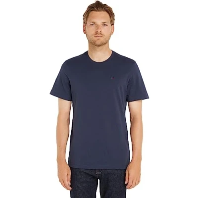 Afbeelding van Tommy Jeans Tjm Xslim Jersey Tee Dm0dm04411 heren Ondershirt,Blauw (iriszwart),3XL