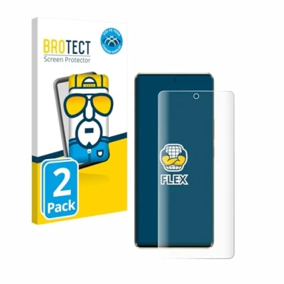 Afbeelding van BROTECT Full Cover Screen Protector voor Infinix Zero 30 4G (2 Stuks) Schermbeschermer, 3D Curved
