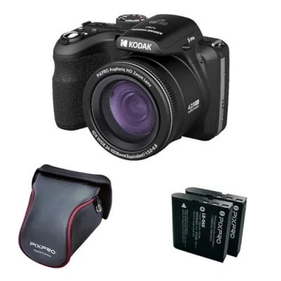 Afbeelding van KODAK Pixpro Astro Zoom AZ426 Appareil Photo Numérique Bridge, optique 42X, Grand angle de 24 mm, 20 mégapixels, LCD 3, Vidéo Full HD 1080p, Batterie Li ion Noir