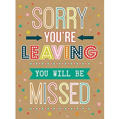 Afbeelding van Piccadilly Greetings Moderne grote kaart verlaten 12 x 9 inch, groen