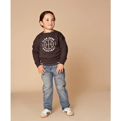 Afbeelding van Stains &amp; Stories Sweater Slam Dunk Basketball Antraciet 128