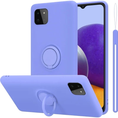 Afbeelding van Cadorabo Hoesje geschikt voor Samsung Galaxy A22 5G in LIQUID LICHT PAARS Beschermhoes van TPU silicone Case Cover met