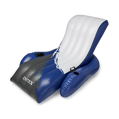 Afbeelding van Intex Floating Recliner Lounge opblaasbare badelounge, meerkleurig, 180 x 135 cm