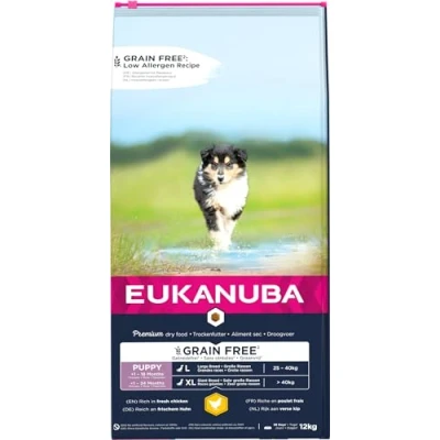 Afbeelding van Eukanuba Pup &amp; Junior Large Grain Free Kip Puppy Hondenvoer 12 kg