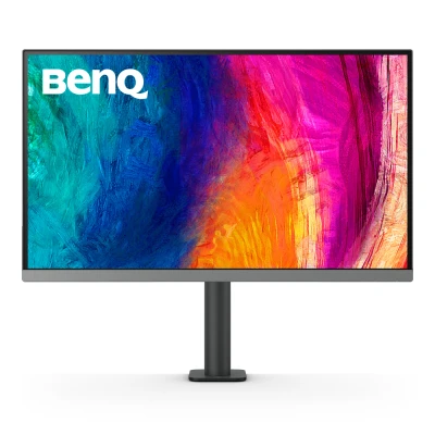 Afbeelding van BenQ PD2706UA 27 inch Ergo Arm 4K monitor, 90W USB C, UHD, P3, DisplayHDR 400, IPS, af fabriek gekalibreerd, DualView, donkere kamer modus, animatie CAD/CAM ePaper Hotkey Puck G2, KVM