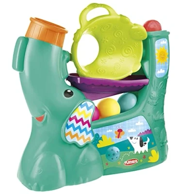 Afbeelding van Playskool Chase ’n’ Go Ball Popper Air Powered Popping Toy for Toddlers and Babies Aged From 9 Months [Amazon Exclusive]