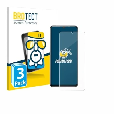 Afbeelding van BROTECT Glas Screen Protector voor ZTE Blade V70 Max (3 Stuks) Schermbeschermer [9H Hardheid, Beschermglas Folie niet Gehard Glas]