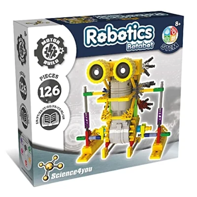 Afbeelding van Science4you Robotics Betabot Robotica Kit voor Kinderen met 126 Stuks, Bouw je Robot Interactief, Constructies Kinderen, om te Assembleren, Educatieve Spelletjes 8 14 Jaar