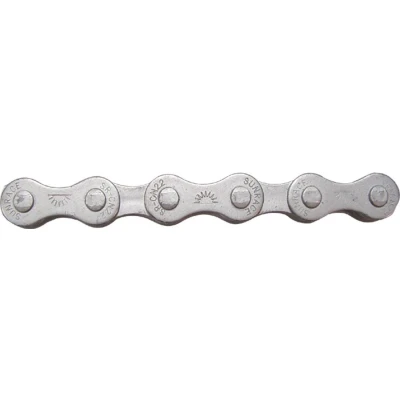 Afbeelding van Sunrace Ketting 1/2 3/32 1 speed 112 Nexus CNS22 Grijs, Staal, Geschikt voor Fixed Gear, en Stadsfietsen