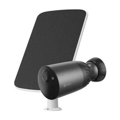 Afbeelding van Ezviz BC1C Pro Kit 4K Ultra HD Batterijcamera Kleur nachtzicht 10400 mAh MicroSD Card Zonnepaneel Zwart