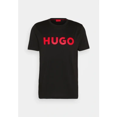 Afbeelding van HUGO Dulivio Tshirt print, Heren, Maat: Large, Black