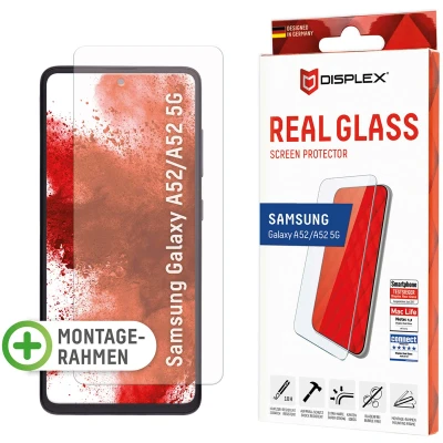Afbeelding van Screenprotector Samsung Galaxy A53: Displex Real Glass 2D