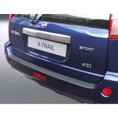 Afbeelding van RGM ABS Achterbumper beschermlijst passend voor Nissan X Trail 2003 2007 Zwart