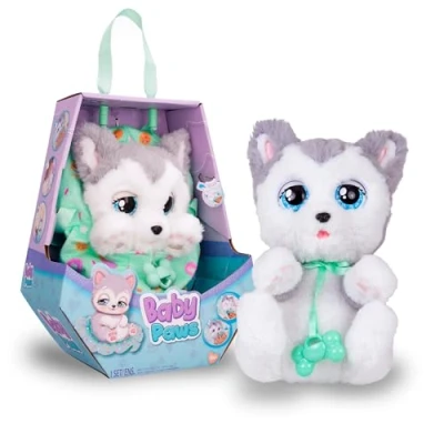 Afbeelding van IMC Toys Baby Paws Husky interactieve knuffel