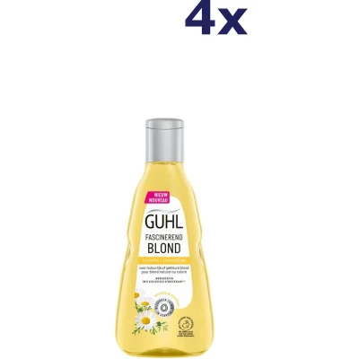 Afbeelding van 4x Guhl Shampoo Fascinerend Blond 250 ml