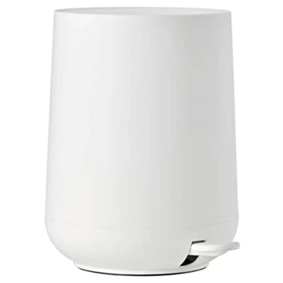 Afbeelding van Zone Denmark Pedaalemmer Nova One Soft Touch Wit White Ø23x29cm 5 Liter