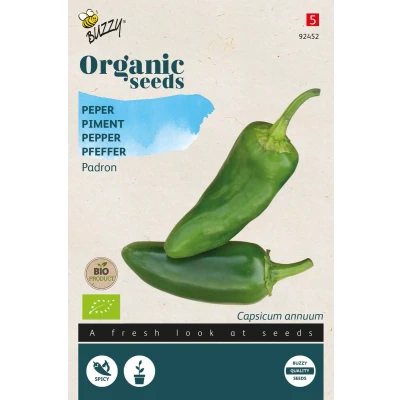 Afbeelding van Peper Padron Buzzy Organic (BIO)