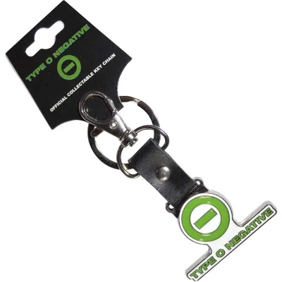 Afbeelding van Type O Negative Emblem &amp; Text Logo Sleutelhanger