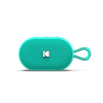 Afbeelding van Kodak Enceinte Portable Sans Fil PWS 2284 Étanche IPX7, Bluetooth, 6W RMS, TWS Stéréo, Batterie 1500mAh, Autonomie 10 12h, Fonction Mains Libres, Sangle Silicone, Câble Type C Inclus Vert
