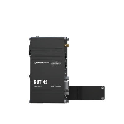 Afbeelding van Teltonika NETWORKS RUT142 RS232 industriële Router, Zwart