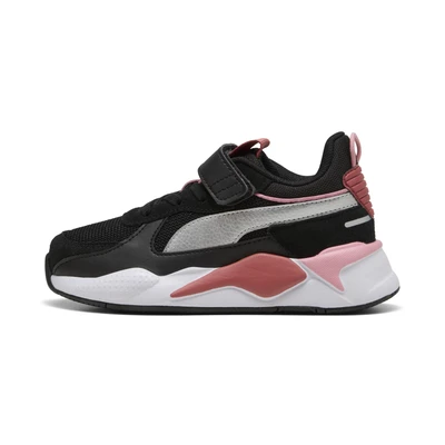 Afbeelding van RS X Metallic sneakers met alternatieve sluiting+ voor Dames, Zwart/Rood, Maat 27,5 PUMA