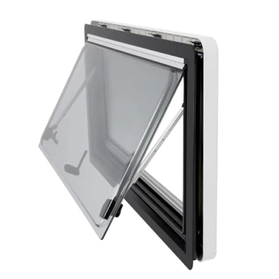 Afbeelding van Kantelraam voor camper, zijraam caravan, getint schuifraam Scharnierend raam bestelwagen, camper,1200x350mm