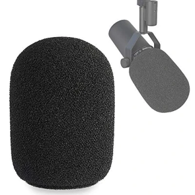 Afbeelding van SM7B Microfoon Pop Filter Voorruit Foam Cover Aangepast Compatibel met Shure Mic om Plosives uit te blokkeren door YOUSHARES