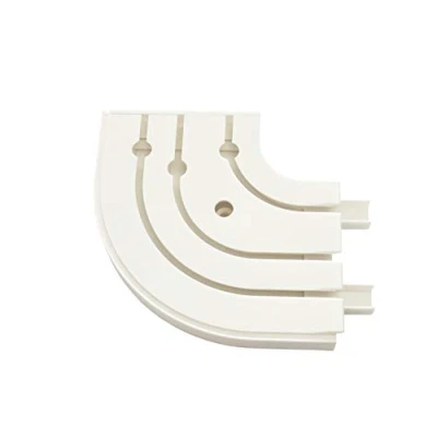 Afbeelding van GARDINIA Bocht GE3 met eindstuk, wit, 13,5/13,5 cm, 1 paar
