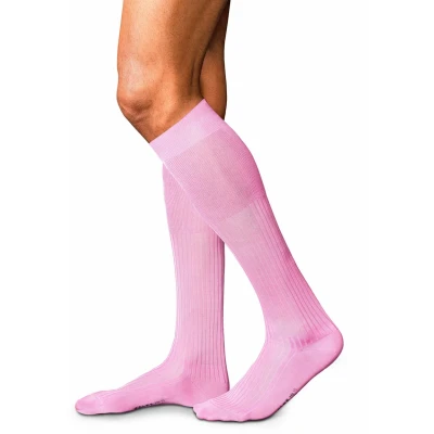 Afbeelding van Falke NO. 10 PURE FIL D ́ÉCOSSE Luxury LINE Kniekousen peony, Heren, Maat: 45/46, Peony