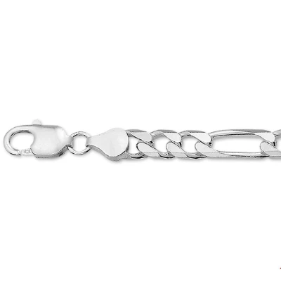Afbeelding van Zilveren Ketting Figaro 6,5 mm x 50 cm lang